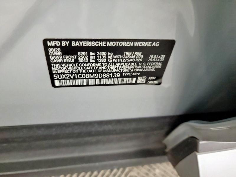 2021 BMW X4 XDRIVE3 - 5UX2V1C08M9D88139