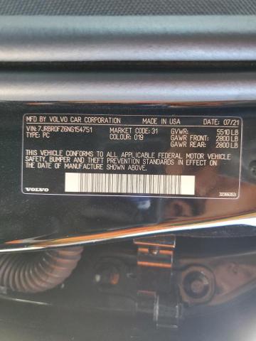 2022 VOLVO S60 T8 REC 7JRBR0FZ6NG154751