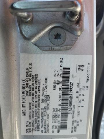 2017 FORD FUSION SE - 3FA6P0HD6HR199232