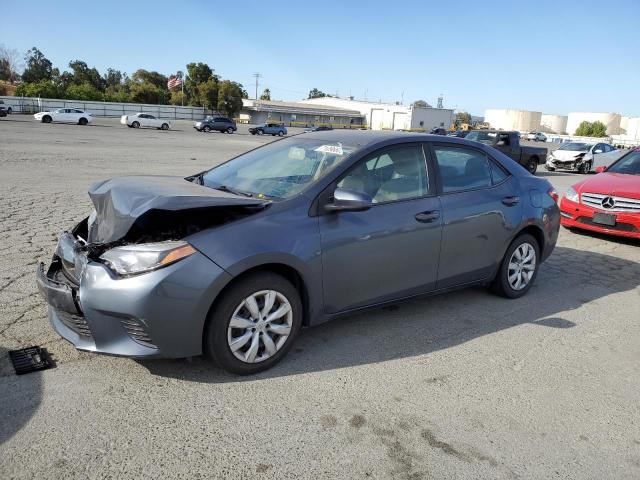 TOYOTA COROLLA L 2015 gray  gas 5YFBURHE0FP353869 photo #1