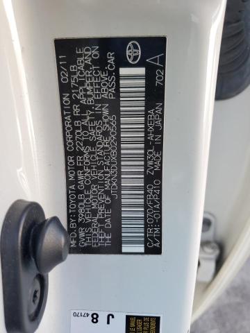 2011 TOYOTA PRIUS - JTDKN3DUXB0290565