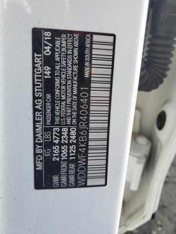 2018 MERCEDES-BENZ C 300 4MAT WDDWF4KB6JR406401