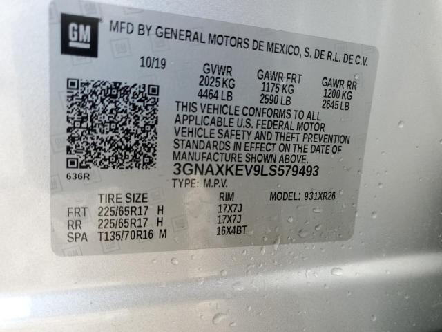 2020 CHEVROLET EQUINOX LT #3274890132