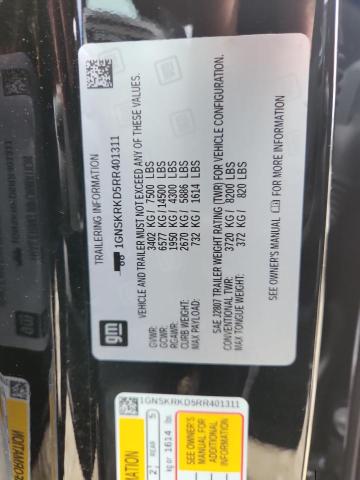 2024 CHEVROLET TAHOE K150 1GNSKRKD5RR401311
