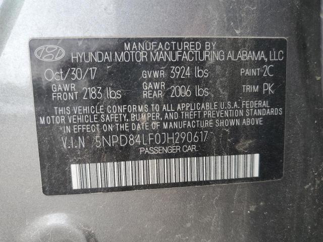2018 HYUNDAI ELANTRA SE - 5NPD84LF0JH290617