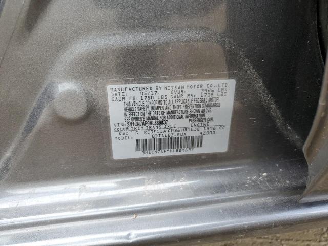 2017 NISSAN VERSA S - 3N1CN7AP9HL889837