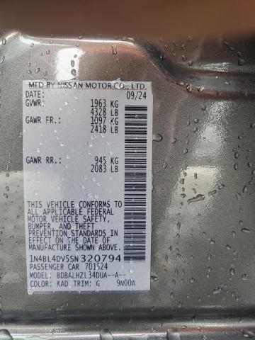 2025 NISSAN ALTIMA SV 1N4BL4DV5SN320794