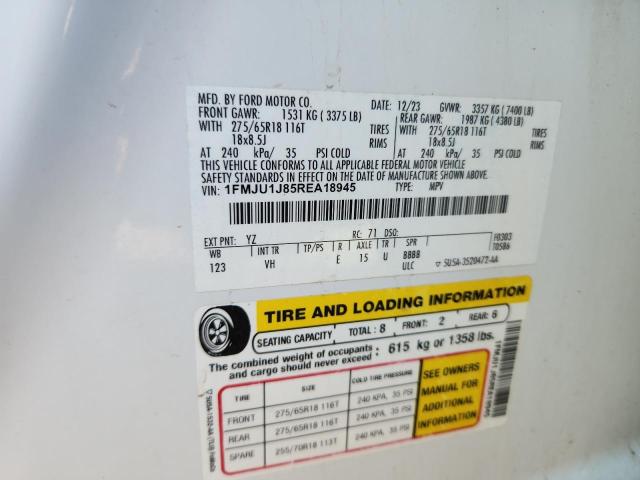 2024 FORD EXPEDITION 1FMJU1J85REA18945