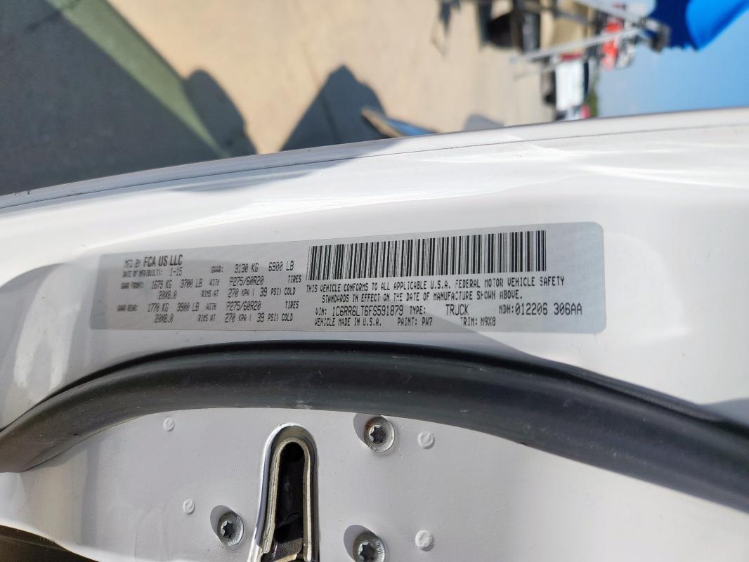 2015 RAM 1500 SLT 1C6RR6LT6FS591879