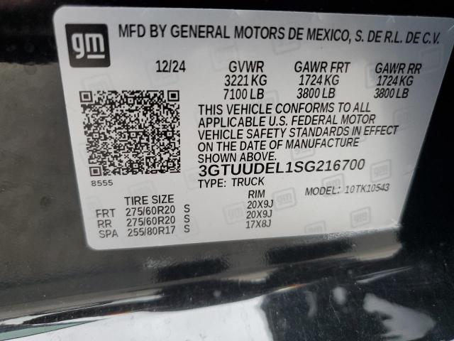 2025 GMC SIERRA K15 - 3GTUUDEL1SG216700
