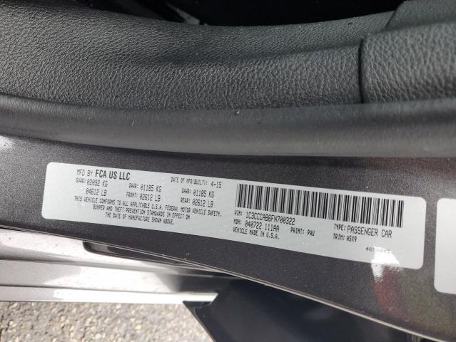 2015 CHRYSLER 200 LIMITED 1C3CCCAB6FN700322