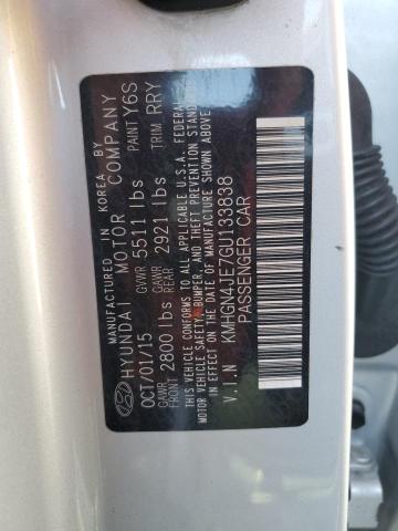 2016 HYUNDAI GENESIS 3. KMHGN4JE7GU133838