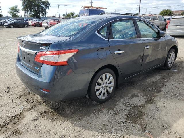 NISSAN SENTRA S 2014 teal  gas 3N1AB7APXEY319828 photo #4