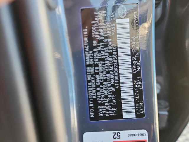 2025 TOYOTA CAMRY XSE 4T1DBADK2SU500407