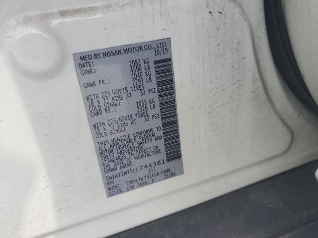 2020 NISSAN ROGUE S 5N1AT2MT5LC744381