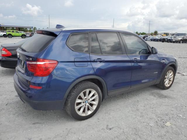 BMW X3 XDRIVE2 2015 blue  Gasoline 5UXWX9C53F0D53909 photo #4