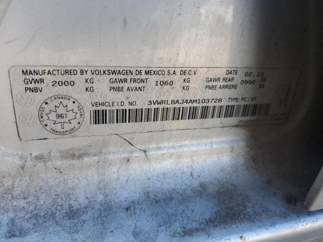 2010 VOLKSWAGEN JETTA TDI - 3VWRL8AJ4AM103728