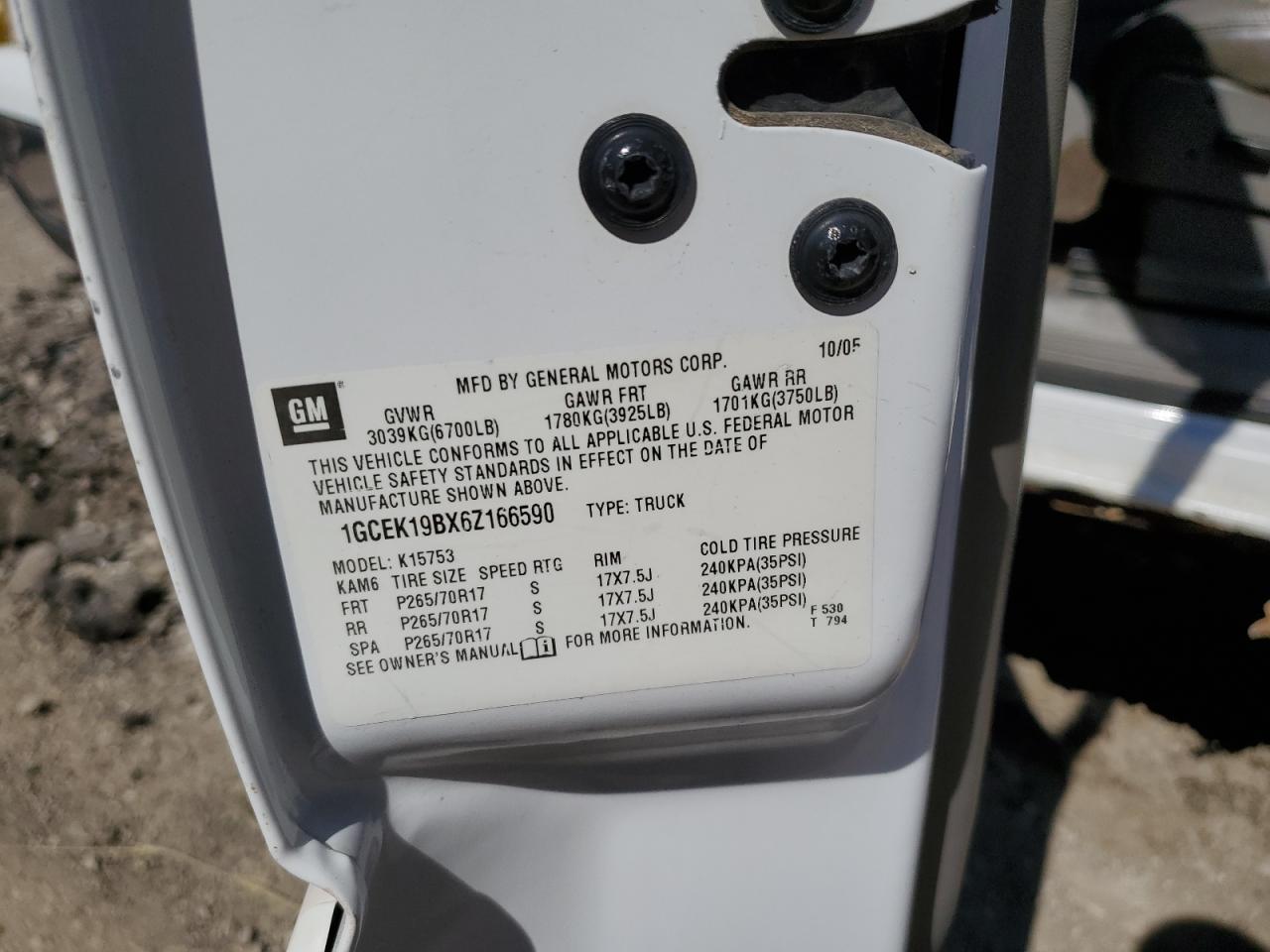 Lot #3287637006 2006 CHEVROLET SILVERADO