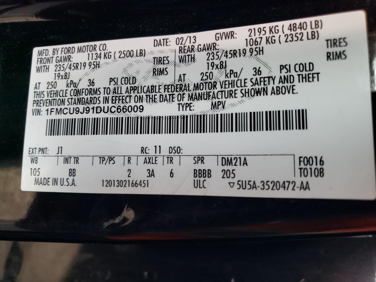 FORD ESCAPE TITANIUM