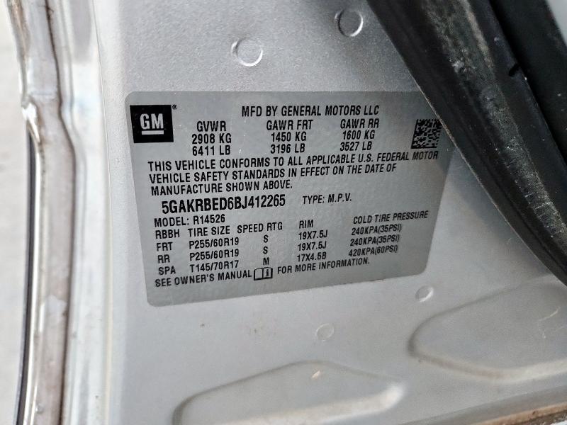 2011 BUICK ENCLAVE CX - 5GAKRBED6BJ412265