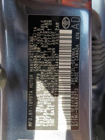 2014 TOYOTA COROLLA L - 2T1BURHE9EC144497