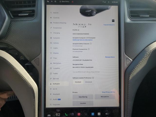 2018 TESLA MODEL S 5YJSA1E28JF258582