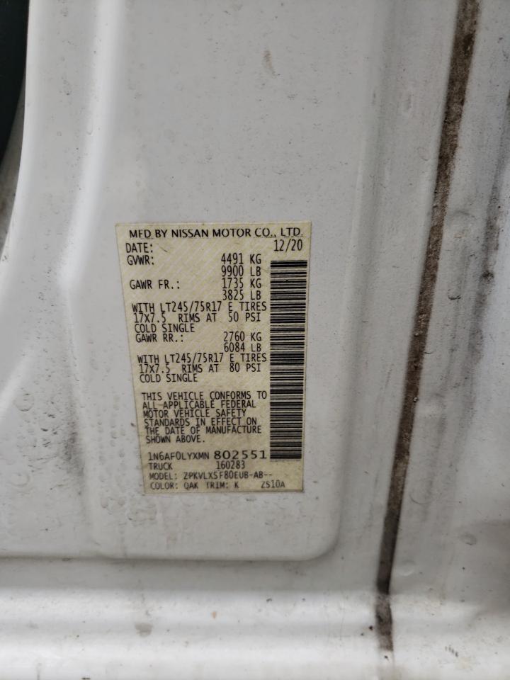 NISSAN NV2500 2500 SV