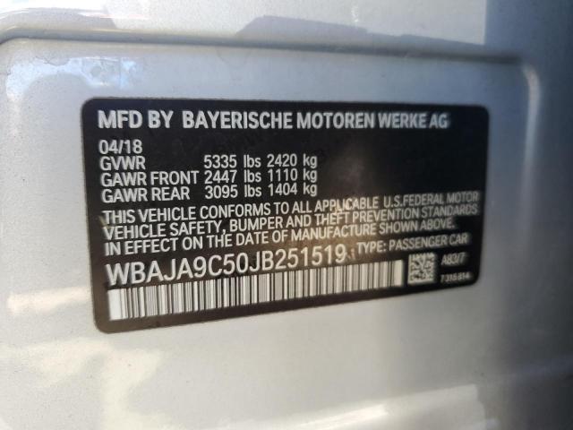 2018 BMW 530E WBAJA9C50JB251519