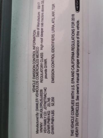 2018 FREIGHTLINER CASCADIA 1 #3282421263