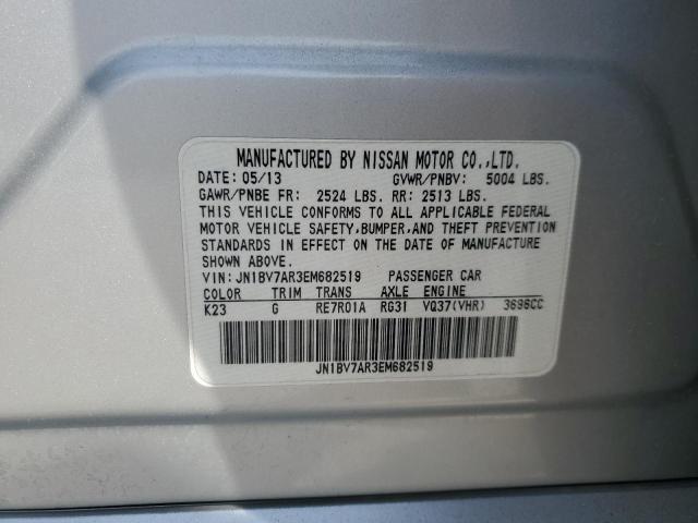 2014 INFINITI Q50 BASE - JN1BV7AR3EM682519
