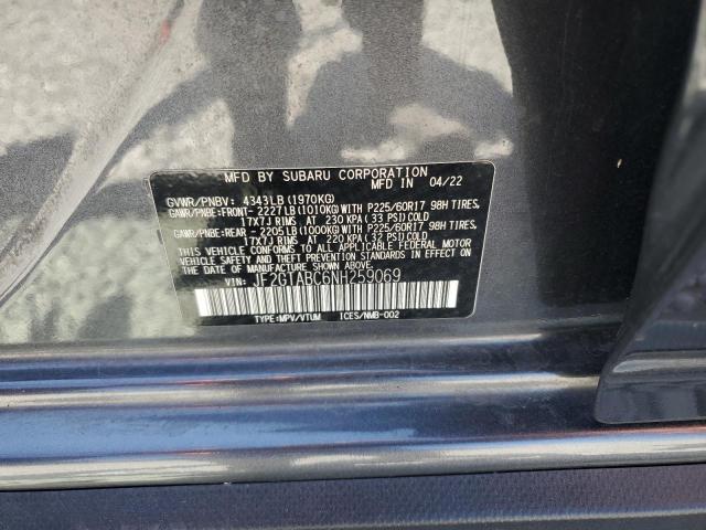 2022 SUBARU CROSSTREK JF2GTABC6NH259069
