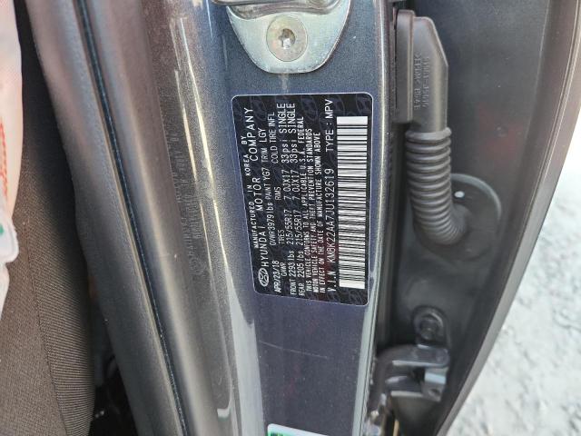 2018 HYUNDAI KONA SEL KM8K22AA7JU132619