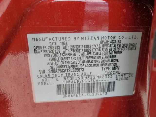 2025 NISSAN KICKS SV - 3N8AP6CA1SL335673