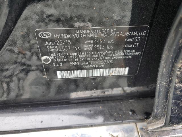 2015 HYUNDAI SONATA 5NPE34AF0FH257100
