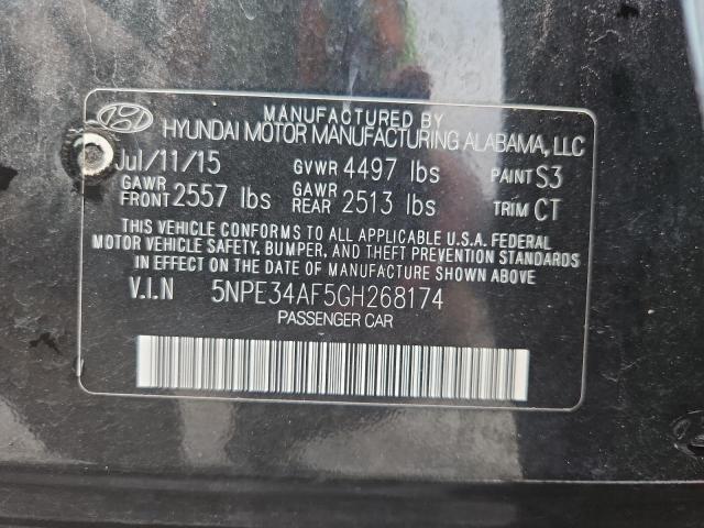 2016 HYUNDAI SONATA SPO 5NPE34AF5GH268174