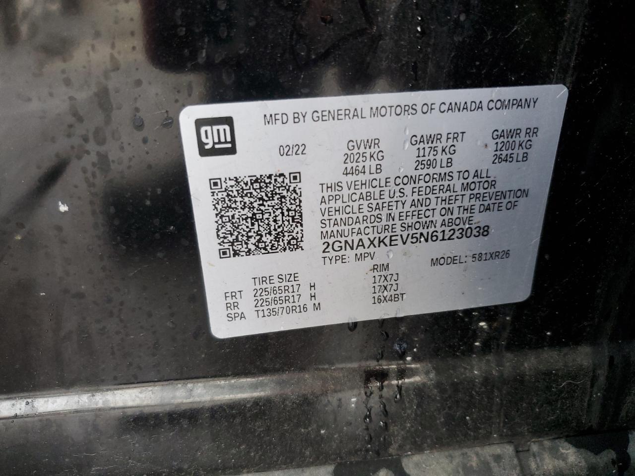 CHEVROLET EQUINOX LT