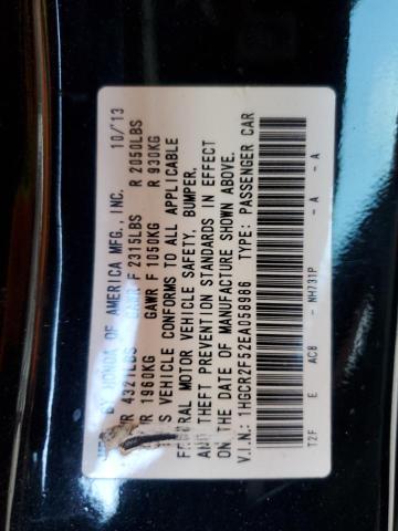 2014 HONDA ACCORD SPORT - 1HGCR2F52EA058986