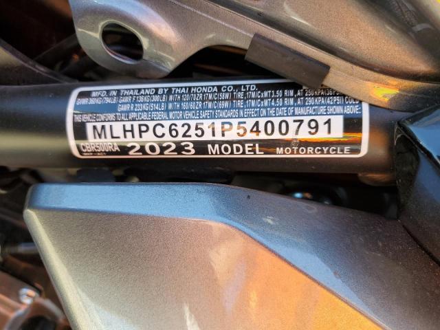 2023 HONDA CBR500 RA MLHPC6251P5400791