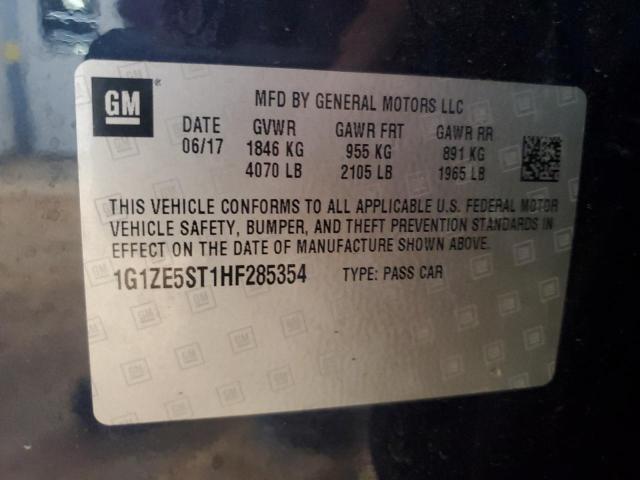 2017 CHEVROLET MALIBU LT - 1G1ZE5ST1HF285354