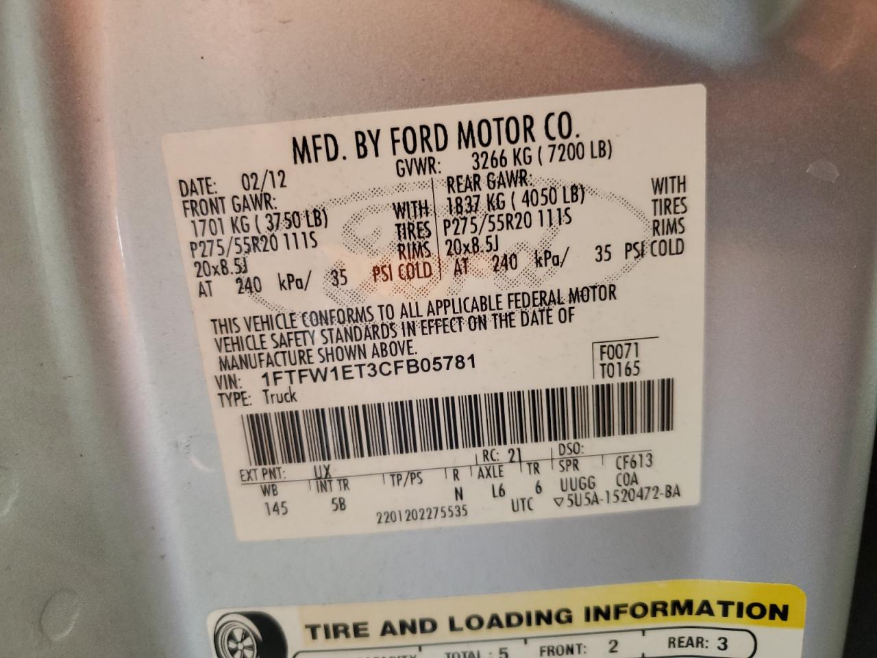 FORD F-150 SUPERCREW