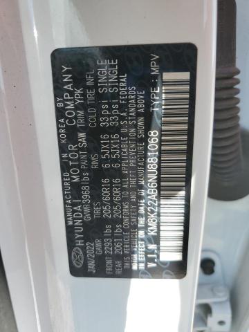 2022 HYUNDAI KONA SEL - KM8K22AB6NU881068