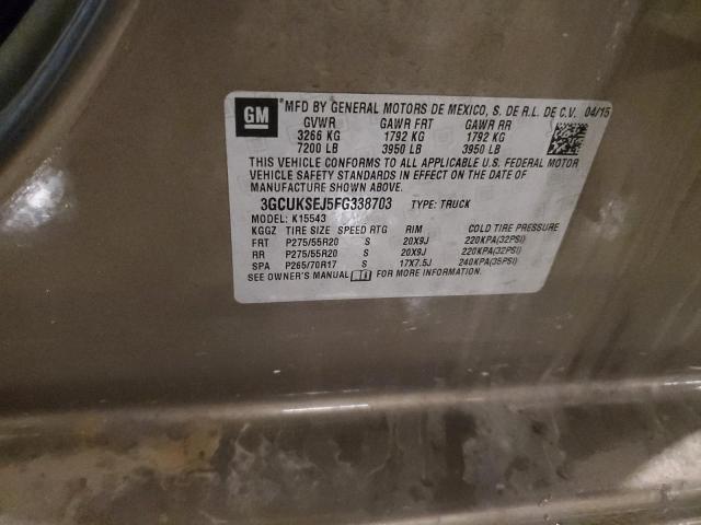 2015 CHEVROLET 1500 3GCUKSEJ5FG338703