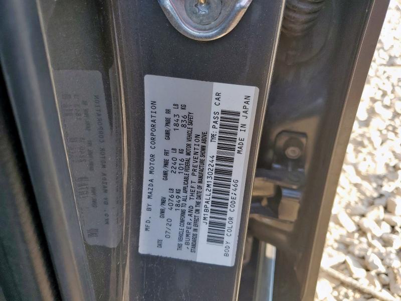 2021 MAZDA 3 PREFERRE JM1BPALL2M1302244