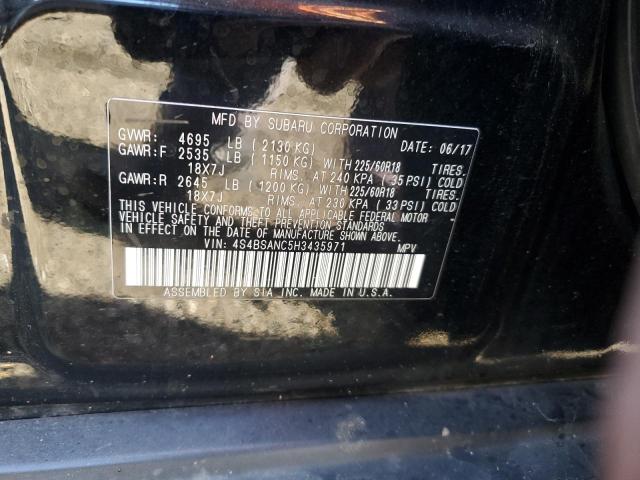 2017 SUBARU OUTBACK 2. - 4S4BSANC5H3435971