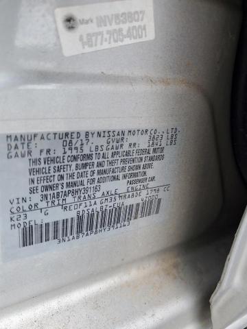 2017 NISSAN SENTRA S - 3N1AB7AP8HY391163