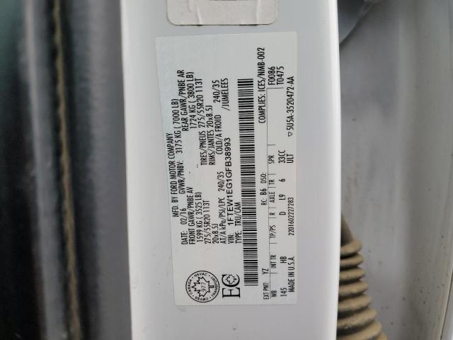 2016 FORD F150 SUPERCREW 1FTEW1EG1GFB38993