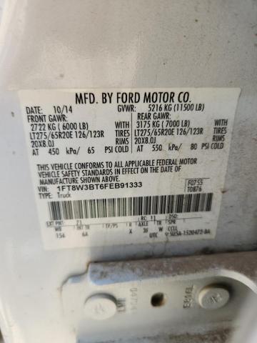 2015 FORD F350 SUPER 1FT8W3BT6FEB91333