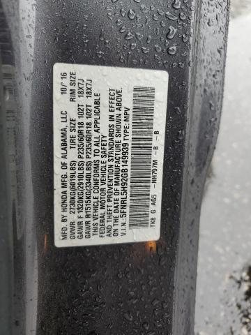 2016 HONDA ODYSSEY TO #3293466425