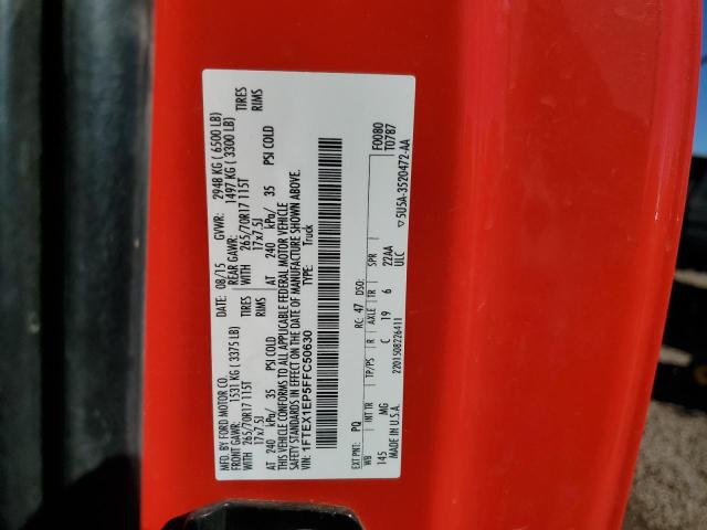 2015 FORD F150 SUPER #3315762347