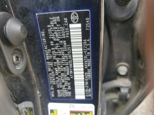 2020 TOYOTA CAMRY SE 4T1M11AK0LU875351